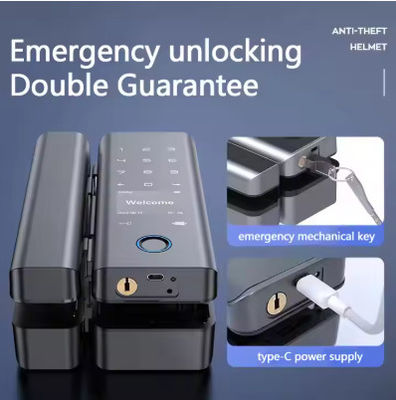 Qleung G9S Tuya Doorbell Card Password Fingerprint Digital Lock Smart Home Door Lock