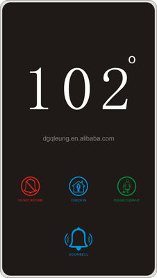 Hotel Doorplate Switch with 5 Years Warranty 230x130x9mm Size and 86 Bottom Box Cartridge Installation