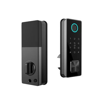 2 年間の保証 TTLOCK TUYA BLE アプリの指紋カード パスワード 鍵 USBポートでロックをロック