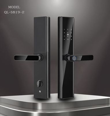 ブラック スマートライフ 指紋ドアロック ツヤWifi TTlockアプリ