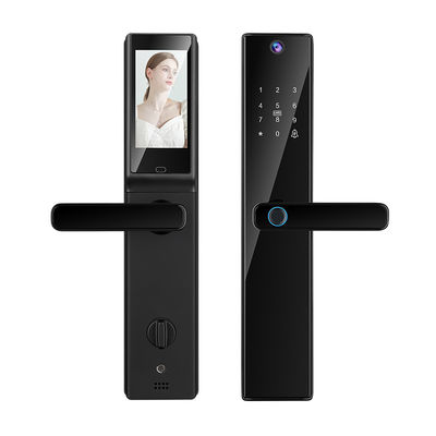 カメラビューアロック ツヤ APP インターコン バイオメトリック 指紋 スマート デジタル ドアロック