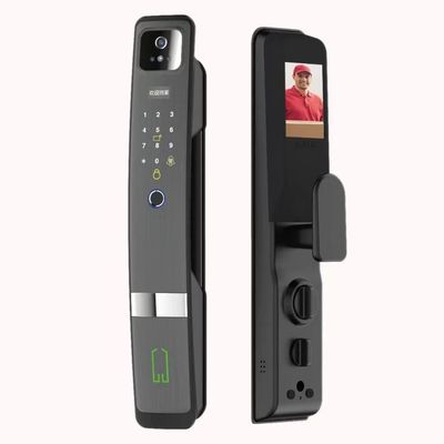 Qleung S924MAX バイオメトリック指紋HDカメラ デジタルリモコン スマートドアロック