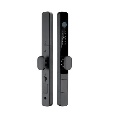 Qleung S608 防水 TTlock Tuya スマートキー デジタルロック 指紋 アルミ 電気 スライディング ガラス ドア ホーム