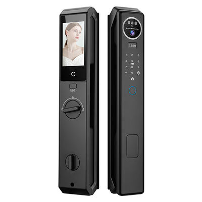 S959Max スマートドアロック 指紋付き 3D 顔 パーム認識カード キーコード 多重ロック方式