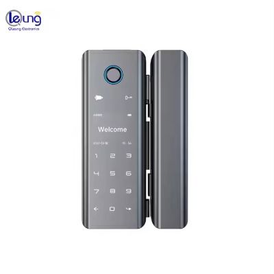 Qleung スマートロック G9S Tuya APPロック パスワードコード カードキー 指紋 スマートホームドアロック ガラスドア