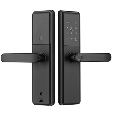 Qleung S851 スマートホームドアロック Tuya APP リモコン 指紋 パスワード カードキー 解錠